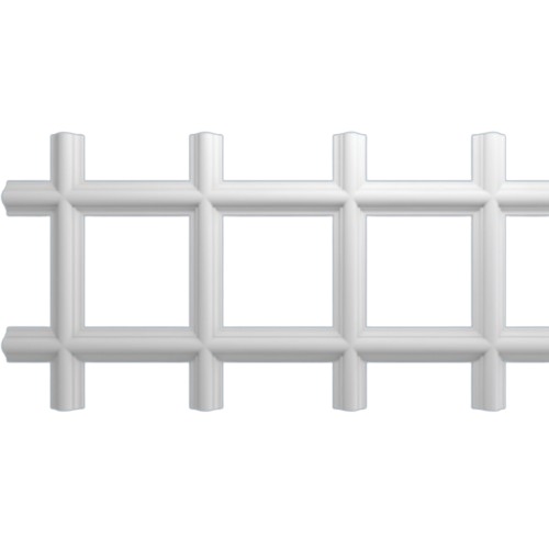 Decorative PU Foam Cornices 4x62x29.6 cm, White | Zakharef Company