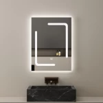 مراية ليد مقاس 60×80 سم مودرن، شكل مستطيل