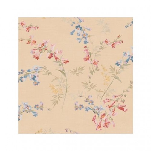American Floral Wallpaper 10 m x 0.53 m Beige, Model FF50806 | Balbaid Decor Company