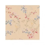 American floral wallpaper, size 10 m x 0.53 m, beige color, model FF50806 