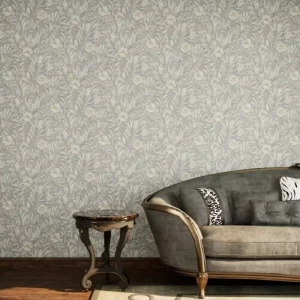 Leaf-patterned Wall Decoration 10 mx50 cm, Beige Color | GF62076