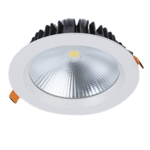Recessed Spotlight LED 30 Watt 3088 Lumen Diameter 230 mm Creamy Color | Pan for lighting