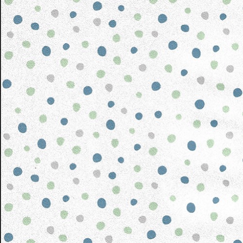 Vinyl Wall Decoration Youthful Design 10m×53cm Blue with Green, Gray & White | Luxury line