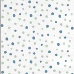 ورق جدران فينيل تصميم شبابي، مقاس 10 م×53 سم، لون ازرق مع اخضر، رمادي و ابيض