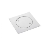 صفاية تصريف ارضية، لون كروم، ابعاد 20×20 سم