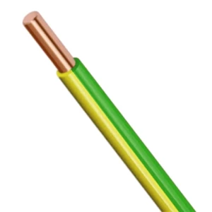 0.75mm Single Core Solid Copper Wire 300/500V PVC Insulation Green/Yellow | Asharqiyah Cables Company for Industry