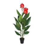 نبات زينة صناعي بشكل شجرة، لون أخضر، ارتفاع 120 سم 