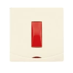 مفتاح كهرباء ثنائى القطب بلمبة 45 امبير سدرا الفنار مقاس 7×7 سم اللون بيج 