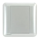 غطاء تسكيرة كهرباء، مفرد، لون فضي غامق، ماركة سيمنز (دلتا سيتا)