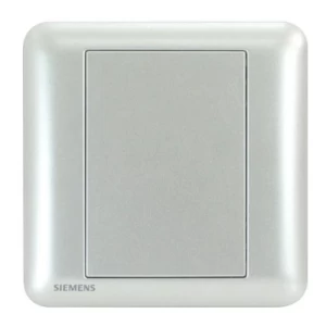 غطاء تسكيرة كهرباء مفرد، لون فضي غامق، Siemens (Delta Seata) 5UH0113-3PC02