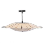 معلق إضاءة سقف مسطح، مقاس 60×13 سم، سلك بطول متر