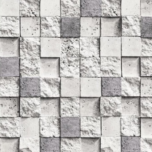 Modern Wall Covering 15.6m x 100cm Light with Dark Gray | Luxury line