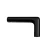 Washbasin Tap Three Hole, Width 8.5 cm, Height 11.7 cm, Matt Black Color