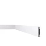 Decorative Foam Wall Trim, Length 2m, Width 15mm, Height 70mm, White Color