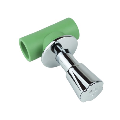 Chrome Valves and PPR Concealed ASK Model CVC20 Size 20 mm Diameter 34 mm | Ask Thermal Pipes Factory