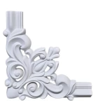 Local Foam Ceiling Cornice for Decoration, Size 24 x 24 cm 