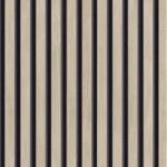 ورق جدران تصميم مقلم لون بيج، طول 10 م، عرض 0.53 م