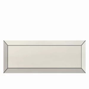 Frame Ceramic Wall Tiles 7.5×22.5 cm, Glossy Ivory, 10 mm Thickness | Frame