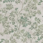 Italian Wallpaper Pale Beige Color Floral Design, Size 10mx0.53m, Model Z21701
