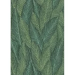 ورق جداري مشجر طول 10 م، عرض 0.53 م، لون اخضر موديل 10391-07