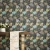 Leaf-patterned Design Wallpaper, Size 10 mx50 cm, dark blue Color