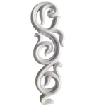 National Foam Decorative Cornices for Ceilings, Engraved Design, Length 46 cm × Width 14 cm, Weight 20 gm 