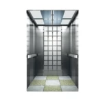 مصعد أشخاص موفر للمساحة، تصميم مدمج، حمولة 1000كجم، سرعة 1.5 م/ث، سعة 13 راكب، جدران معدنية بالكامل
