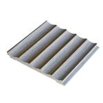 Wall Wood Alternative PS, Size 290×16 cm, Light Gray Color, Model F07 -256