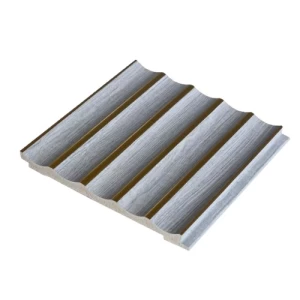 Wall Wood Alternative PS, Size 290×16 cm, Light Gray Color, Model F07 -256 | 