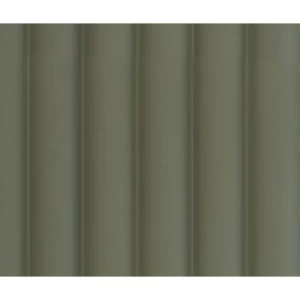 بديل خشب PVC مضلع ابعاده 15.6 سم × 290 سم أخضر زيتوني داكن | خط  الفخامة