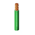 Single Core Stranded Copper Cable PVC 70 ºC Insulation Alfanar Diameter 32.1 MM 450/750 Volt length 300 feet Colour green
