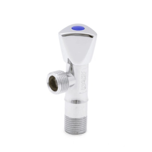 German Tall Brass Angle Valve 1/2 inch Chrome | Alsaggaf company