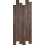 Wooden parquet, weight 18.15 kg, dark brown color, size 122x18x0.4 cm, model 383083