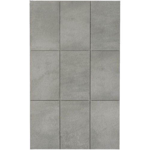 بلاط سيراميك ارتفاع 12 سم مقاس 55×33 سم لون رمادي مطفي | شركة ابيات