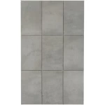 بلاط سيراميك ارتفاع 12 سم، مقاس 55× 33سم، لون رمادي، موديل نيتيد.