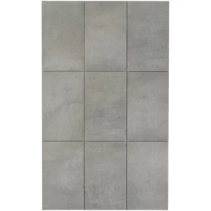 بلاط سيراميك ارتفاع 12 سم مقاس 55×33 سم لون رمادي مطفي | شركة ابيات