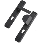 Black Fixed And Movable Door Handle Left Direction