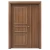 Premium Wooden Door and a Half, dimensions160×235 cm Brown Color, 6 cm Thickness, Model EXO5