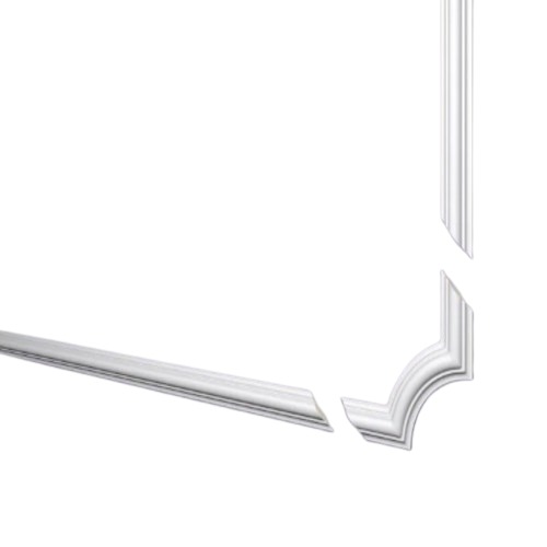 Foam Wall Corners 145×145 cm, White Color | Z103