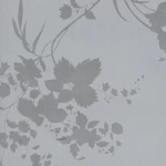 Floral Wall Covering, Length 10 meters, Width 53 cm, Dark Gray Color