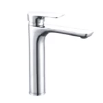 Automatic High Bathroom Washbasin Mixer Brass, Chrome Color