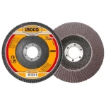 Flap Disc Size 115×22 mm, Roughness Degree P40, Ingco Brand