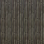 Chinese Wood Alternative for Wall Decorations, Size 280x12 cm, Dark Gray