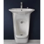 Washbasin With Complete Base, Size 48x61x85.5 cm | Saudi Ceramics Factory
