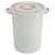 Plastic Waste Container, Dimensions 50x50x80 cm, Capacity 85 Liters, White Color, Model FO6SJ