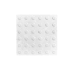 Concrete floor tiles, size 40x40 cm, thickness 4 cm, white color | Industrial Waseed