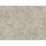 Italian Wallpaper Beige Color Floral Design, Size 10mx0.53m, Model Z66801