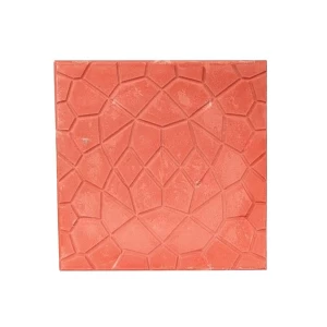 Unique Design Decorative Floor Tiles 40×40 cm, 4 cm Thickness, Light Red | Al Sarif Building Materials