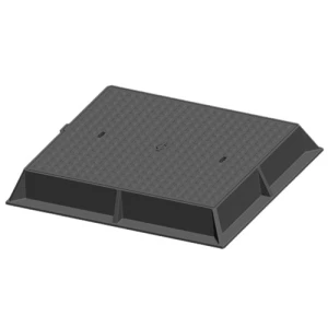Cast Iron Manhole Cover 750×600 mm Rectangular, 12.5 Tons Load, Gray | Saudi Cast Company