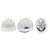 Safety Helmet Vaultex Brand, Size 51 cm, White Color